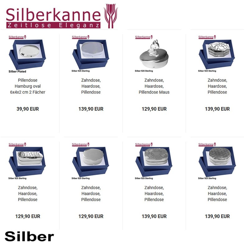 SILBERKANNE Table Calculator Classic 11 x 14 cm Premium Silver