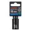 Truper D-7415-M, Dado de impacto 6 puntas mm, 15 mm,