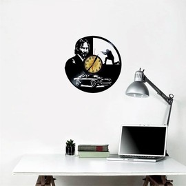 VINY WOODY Baba Yaga Vinyl Record Action Adventure Assessinos Wall Art Clock