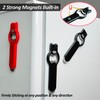 2-in-1 Magnetic Soda Can & Beer Bottle Opener-Dual Magnets for