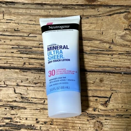 Neutrogena Mineral Ultra Sheer Dry Touch Lotion SPF 30 3.0 Oz