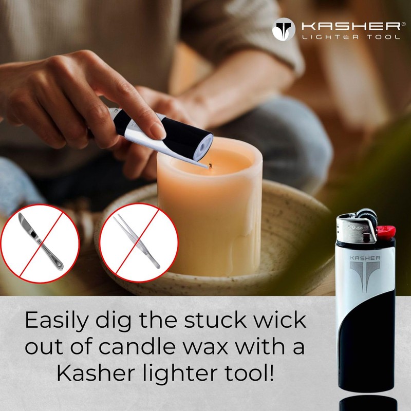 Kasher Classic Multi-Tool Lighter Case with Lighter - Lightweight, Durable