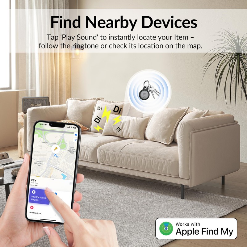 MSEBENT Tracker Tag - 2 Pack [Apple MFi Certified] Bluetooth