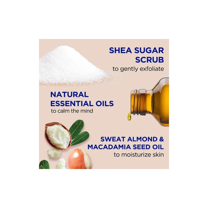Dr Teal's Shea Sugar Body Scrub Almond Exfoliante Corporal