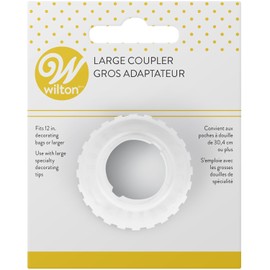 Wilton W4181006 Acoplador, grande, 1 paquete, blanco