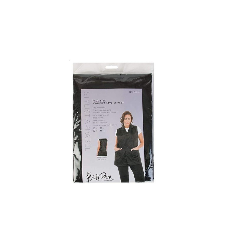 A Size Above Plus Size Women's Stylist Vest, Mesh Vent