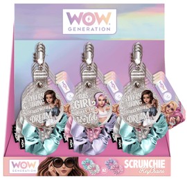 WOW Generation 2-in-1 Scrunchie and Keychain (Color May Vary)