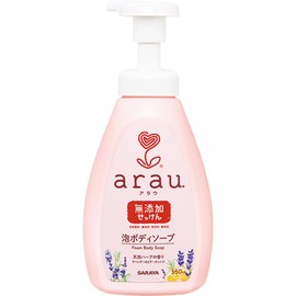 arau. arau foaming body soap, main unit, 18.7 fl oz (550 ml)