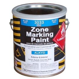 RAE 3033-01 Handicap Blue Alkyd Zone Marking Paint 1-Gallon