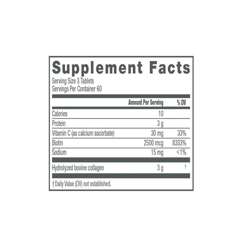 NeoCell Collagen Tablets With Vitamin C and Biotin, 180 Count