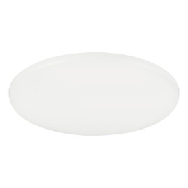 EGLO Rapita LED Ceiling Light, Round Recessed Light, Ceiling Light Made of Aluminium and Plastic in White, Recessed Spotlight in Warm White, Diameter 21.5 cm