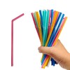 SYLVA - 50 Reusable, Flexible, Eco-Friendly PLA Straws | Multi-Coloured,