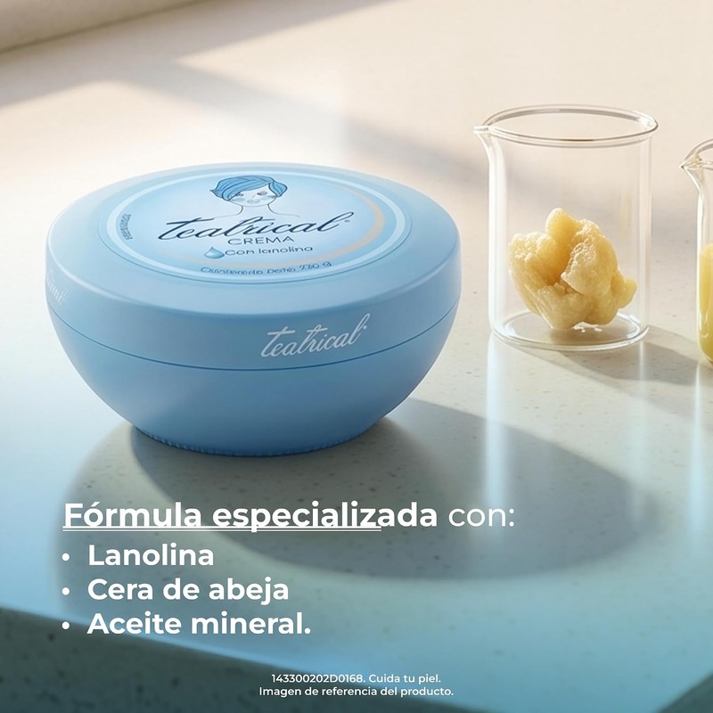 TEATRICAL Crema con lanolina, Tarro con 400g
