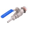 DERNORD 2 Packs 1/2 Inch Weldless Ball Valve Stainless Steel