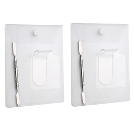 Outanaya 2Pcs Art Mixing Palette with Spatulas Durable and Reusable Makeup Mixing Plates for Custom Colors for Foundation Watercolor Oil Painting and Acrylics