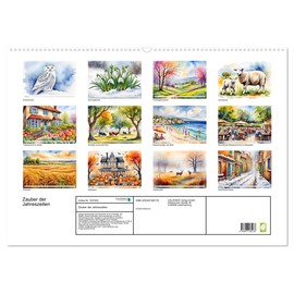 Magic of the Seasons (Wall Calendar 2026 DIN A2 Landscape), CALVENDO Monthly Calendar: Winter, Spring, Summer and Autumn
