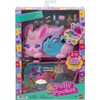 Polly Pocket Wearable Travel Toy with 2 Micro Dolls and