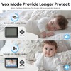 Simyke Smart Baby Monitor with 2 Cameras and Audio,App,Long Range,Night