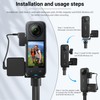 CYNOVA Cold Shoe for Insta360 X4 Accessories, Invisible Microphone Holder