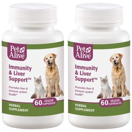 PetAlive PetAlive Immunity and Liver SupportTM Veggie Cap 2 Pack