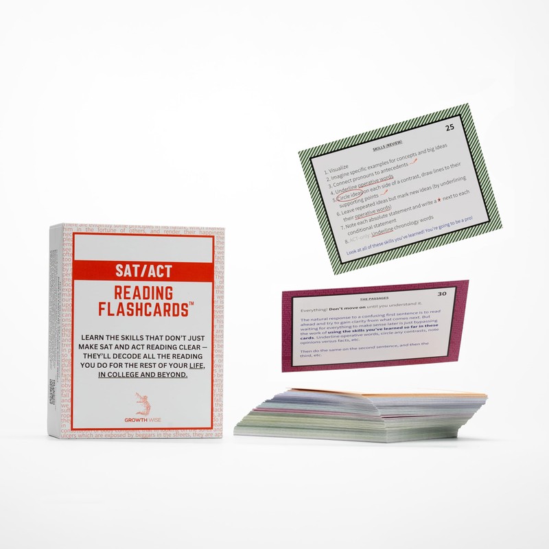 SAT/ACT Reading Flashcards by Growthwise