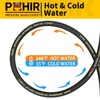 POHIR 4FT Pressure Washer Whip Hose 4800psi 3/8'' Steel Wire