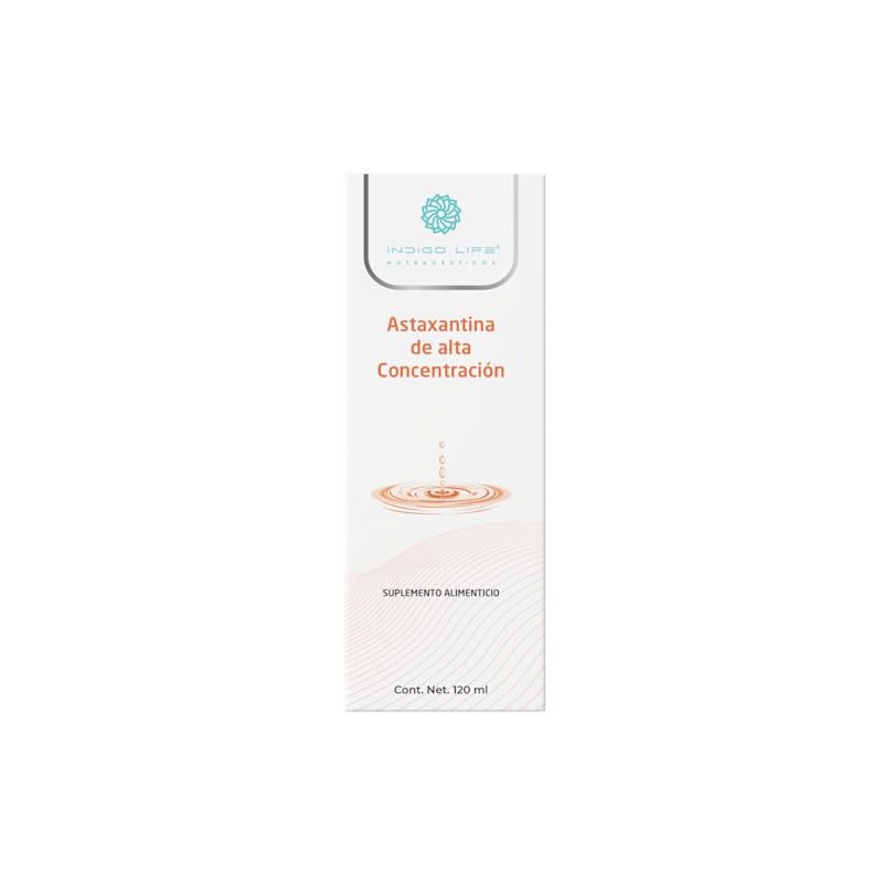 INDIGO LIFE NUTRACEUTICOS Astaxantina de Alta Concentracion 120 ml
