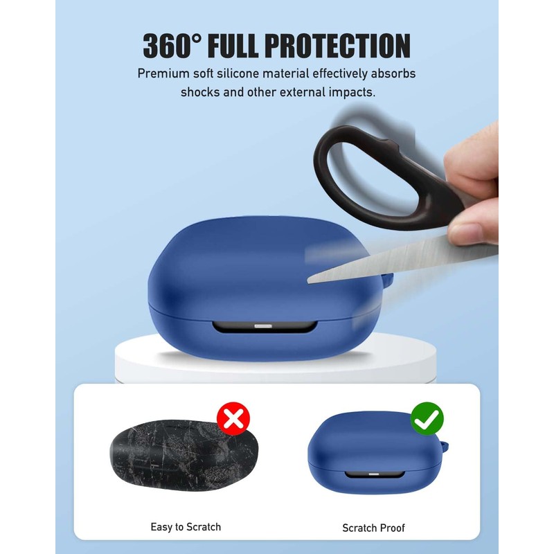 Case for SHOKZ OpenFit 2, Silicone Protective Cover for SHOKZ