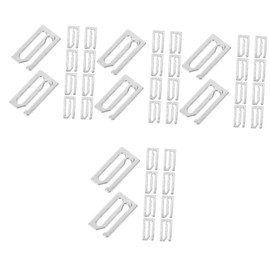 FOMIYES 4sets Men's Barber Cape Buckle Hair Cutting Cape Fixing Clip Small Adjuster 10pcs*4