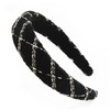 axy Wide Headband with Tweed Fabric Padded - Beautiful Women's