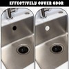 3 Pcs Faucet Hole Cover for Kitchen Sink, White Sink