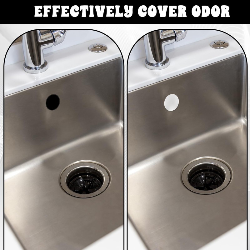 3 Pcs Faucet Hole Cover for Kitchen Sink, White Sink