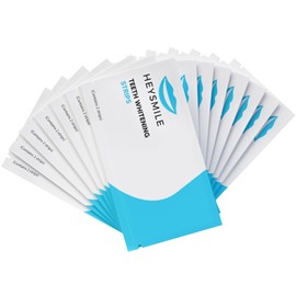 HeySmile Teeth Whitening Strips - No Sensitivity - Instant Results - Pack of 28 Strips - 14 Treatments - Up to 10 Shades Whiter Teeth - Scientifically Proven - Vegan Friendly