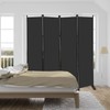 MAYOLIAH 4 Panel Room Divider Screen 6Ft Tall Foldable Privacy