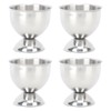 4PCS Egg Cup Set 40ml Stainless Steel High Temperature Resistant