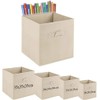 A406 2x Foldable Storage Boxes Storage Cube Boxes Storage Basket