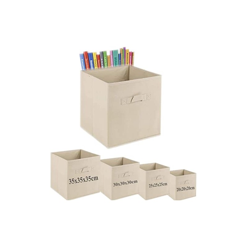 A406 2x Foldable Storage Boxes Storage Cube Boxes Storage Basket