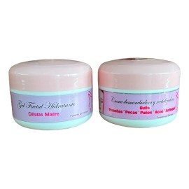 Crema De Noche Anti Acne + Gel Anti Edad De Celulas Madre
