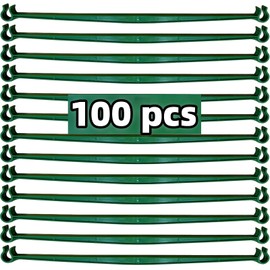 100Pcs Stake Arms for Tomato Cage, 11.8 inch Tomato Stake Connectors, Expandable Support Trellis Connectors for 11mm Stakes for Garden Climbing Plants Vegetables