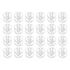 sourcing map 24Pcs Pleated Shade Hold Downs, Blind Tensioner Window
