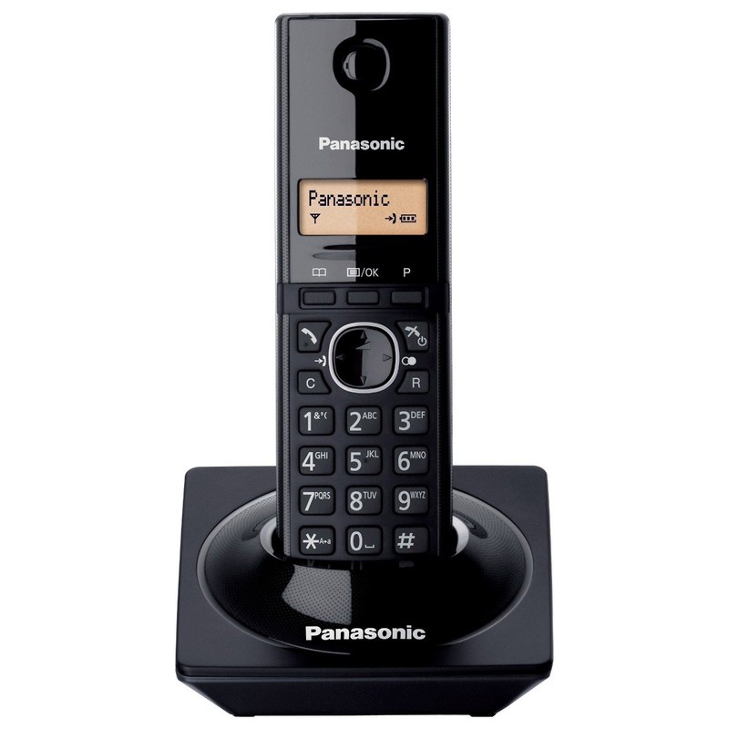 Panasonic Teléfono Inalámbrico Negro, Mod. KX-TG1711MEB