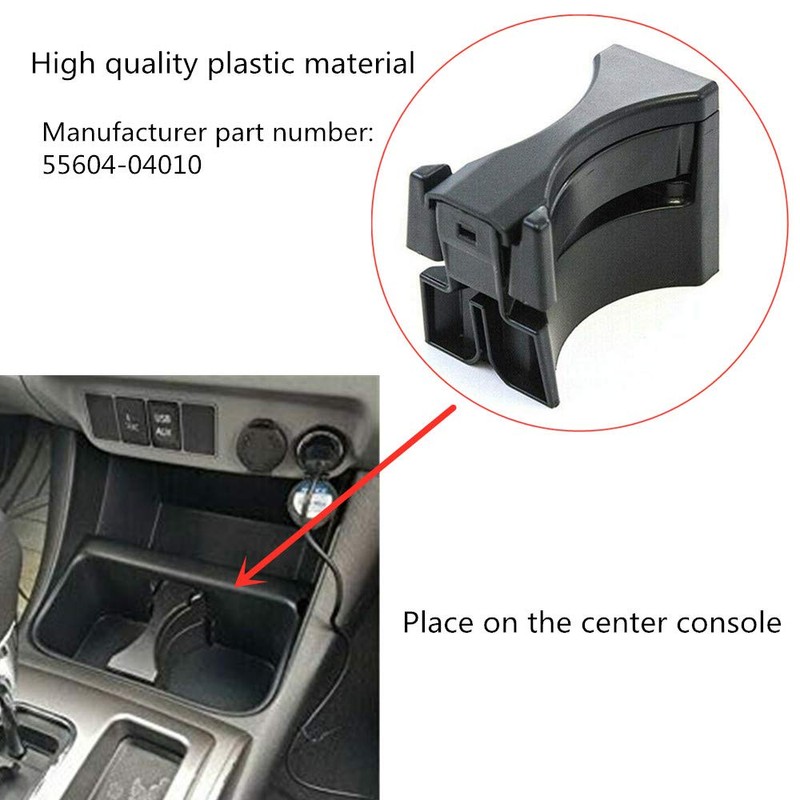 Center Console Cup Holder Insert 55604-04010 for Toyota Tacoma 2005-2015