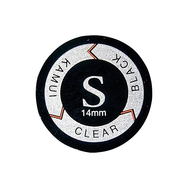 KAMUI KamuiClear Black Cue Tip S 14mm