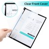 Jutieuo 5PCS Clear Report Covers with Swing Clip, Professional Clear