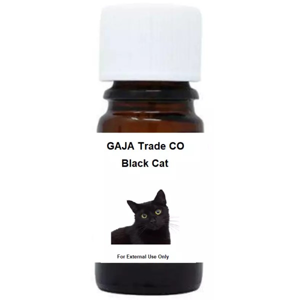 Black Cat Oil 15mL – Luck, Protection, Hexing, Jinxing, Un-hexing/Uncr