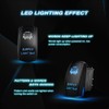 Nilight 90004B Bumper Light Bar Rocker Switch Led Light Bar