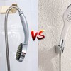 Shower Holder, KINHARD Silver Hand Shower Holder, Shower Head Holder