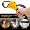 Strap Wrench Set, 2Pcs Adjustable Rubber Strap Wrench, Oil Filter