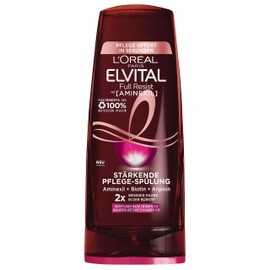 L'Oréal Paris Conditioner for Hair Loss Due to Hair Breakage, for Weak, Brittle Hair, with Biotin, Provitamin B5 and Arginine, Elvital Full Resist Power Booster Conditioner, 1 x 250 ml