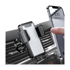 JNNJ Car Phone Holder, Universal Car Cell Phone Holder Stand Mount, 360°rotation Adjustable Stability Air Vent Car Phone Mount, Multifunctional Smartphones Holder for Windshield Vent(Grey)